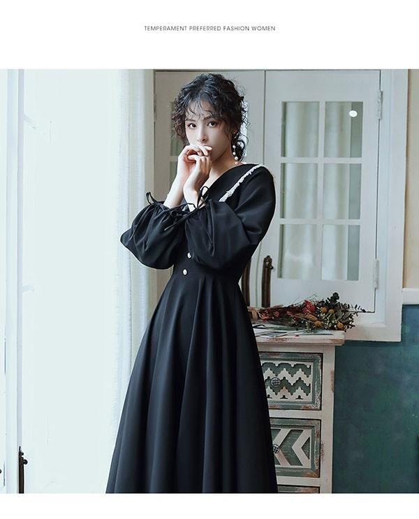 ロングドレス ミモレ丈 ひざ丈ドレス 演奏会 ピアノ 発表会 ビッグカラー ファスナー 小さいサイズ 長袖付き 袖あり 大人 母親 結婚式 体型カバー 謝恩会 卒業式 花嫁 誕生日会 ステージ 20代 30代 40代 黒 ブラック ワインレッド 赤 da223x1x1zu ロングドレス ミモレ丈 ひざ丈ドレス 演奏会 ピアノ 発表会 ビッグ