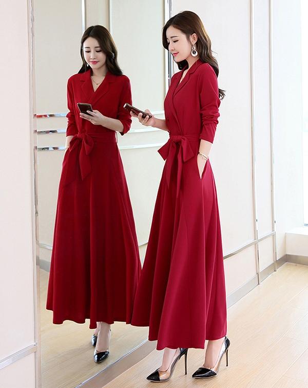 激安アウトレット アウター 春秋冬 ウエストリボン 超ロング フォーマルワンピース ブラウスワンピ ロングワンピース Williamsav Com