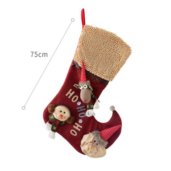 クリスマスソックス 飾り付け サンタソックス 雪だるま トナカイ 装飾 飾り インテリア雑貨 置物 手作り ハンドメイド 壁掛け 玄関飾り の通販はau Pay マーケット Glory Park