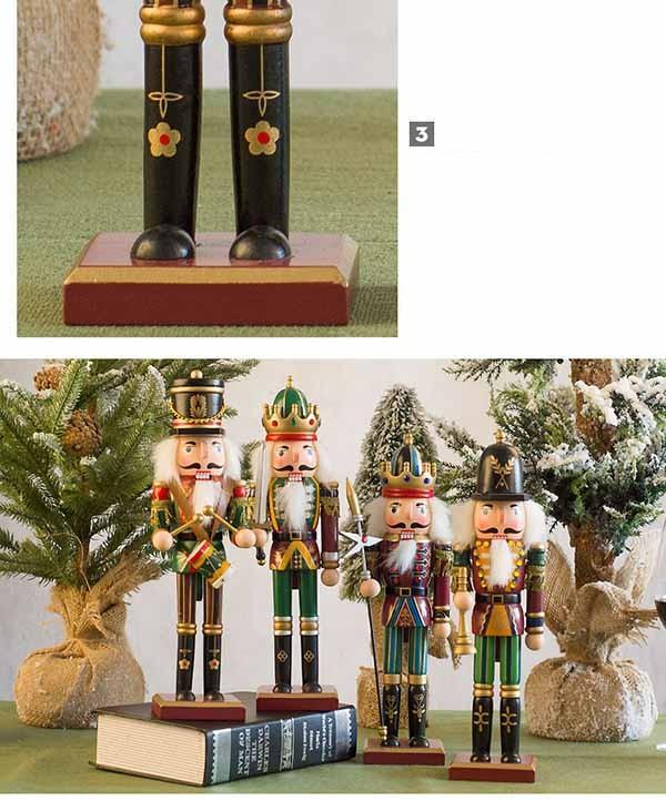 くるみ割り人形 手作り おもちゃ ハンドメイド 置き物 北欧 雑貨 木工