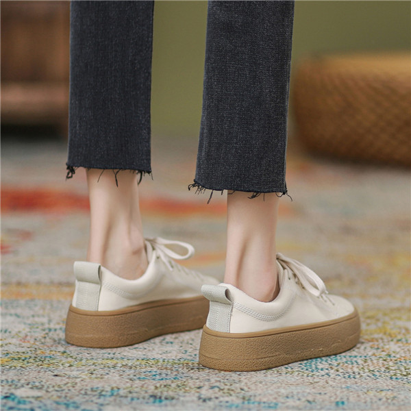 送料無料】厚底スニーカー 白 レディース インヒールスニーカー ヒール