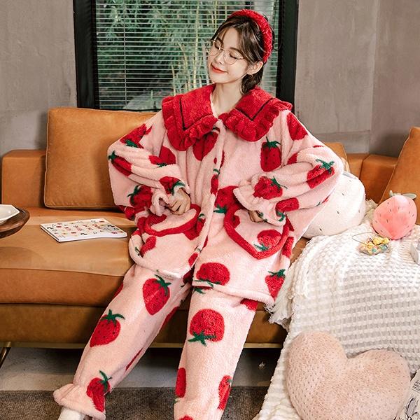 パジャマ レディース いちご柄 もこもこ ふわふわ 寝巻き 寝間着 かわいい 暖かい パジャマ 着心地よい レディース ゆったり 気持ちいい の通販はau Pay マーケット Glory Park パジャマ レディース いちご柄 もこもこ ふわふわ 寝巻き 寝間着 かわいい 暖かい パジャマ 着心地よい レディース ゆったり 気持ちいい の通販はau Pay マーケット Glory Park