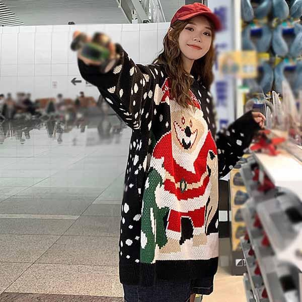クリスマスセーター クリスマス風 男女兼用 レジャーセーター ペアルック カップルのセーター 長袖 上品 秋冬 おしゃれ サンタク ロース の通販はau Pay マーケット Glory Park