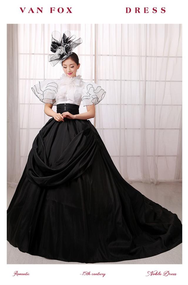 貴族 衣装 小さいサイズ 大きいサイズ 新劇演出 現代劇演出 オーダーメイド可能 王族服 ジュリエット ヨーロッパ風 結婚式 演出服 パーティードレス パニエ追加可 d9114z7z7h5z7_5
