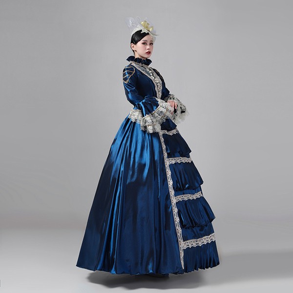 ロココ 貴族ドレス中世 貴婦人ドレス ステージ 衣装 中世ドレス お姫様