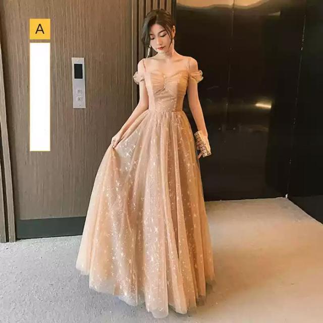 ブライズメイド ドレス 大人 花柄 ピアノ 発表会 ロングドレス 演奏会 結婚式 演奏会用ドレス 母親 ロング 披露宴 レディース 大きいサイズ ピアノ発表会 韓国 イブニングドレス パーティードレス ワンピース_10