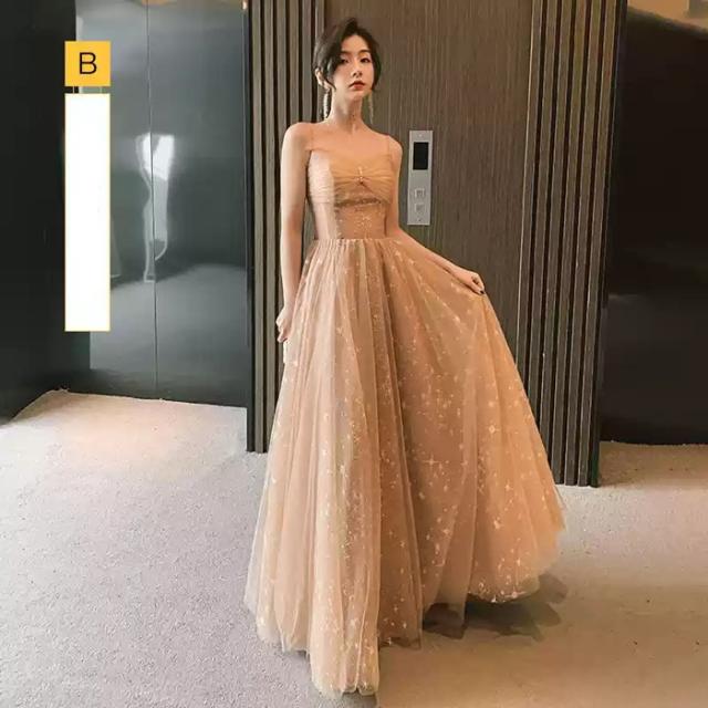 ブライズメイド ドレス 大人 花柄 ピアノ 発表会 ロングドレス 演奏会 結婚式 演奏会用ドレス 母親 ロング 披露宴 レディース 大きいサイズ ピアノ発表会 韓国 イブニングドレス パーティードレス ワンピース_11