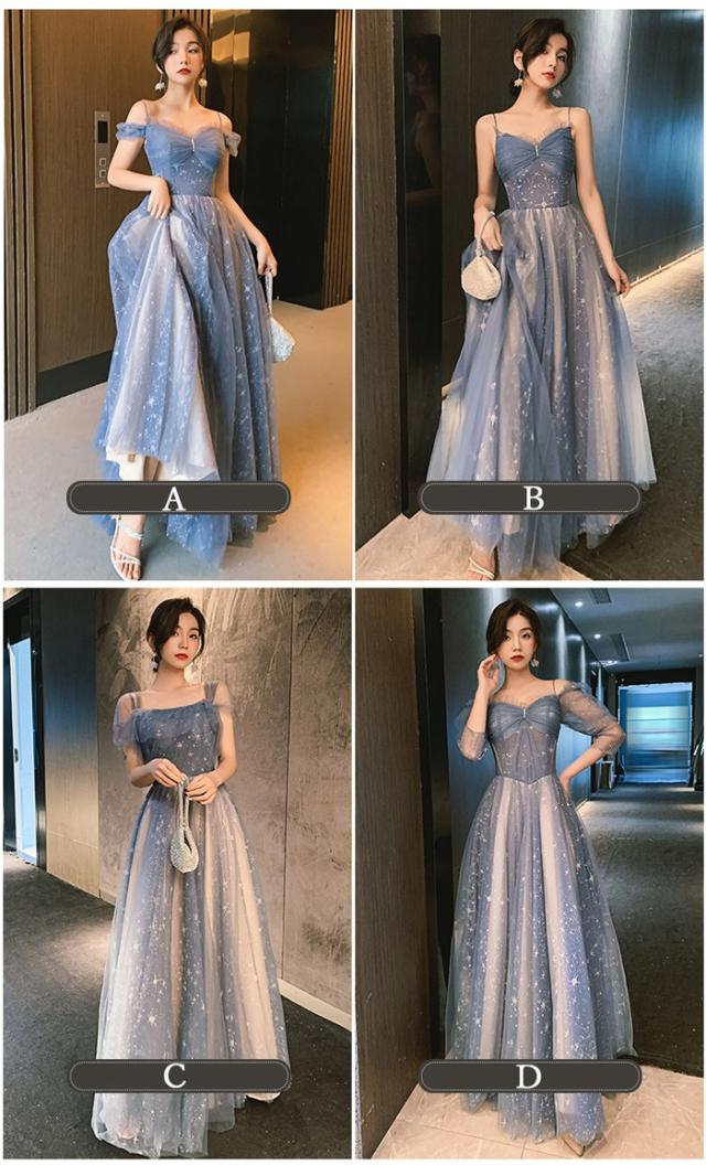 ブライズメイド ドレス 大人 花柄 ピアノ 発表会 ロングドレス 演奏会 結婚式 演奏会用ドレス 母親 ロング 披露宴 レディース 大きいサイズ ピアノ発表会 韓国 イブニングドレス パーティードレス ワンピース_1