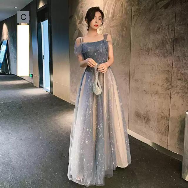 ブライズメイド ドレス 大人 花柄 ピアノ 発表会 ロングドレス 演奏会 結婚式 演奏会用ドレス 母親 ロング 披露宴 レディース 大きいサイズ ピアノ発表会 韓国 イブニングドレス パーティードレス ワンピース_7