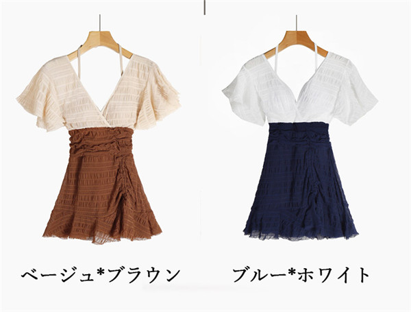 送料無料】水着 レディース ワンピース水着 リゾート 体型カバー水着