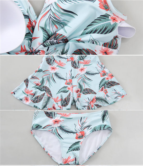 送料無料】フィットネス水着 体型カバー 大きいサイズ レディース ママ