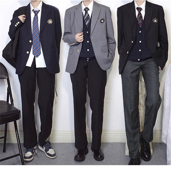 【送料無料】男の子スーツ　入学式スーツ 卒業式 jk 学生服 無地 コート 上下セット男子高生制服 フォーマル スーツジャケット 発表会