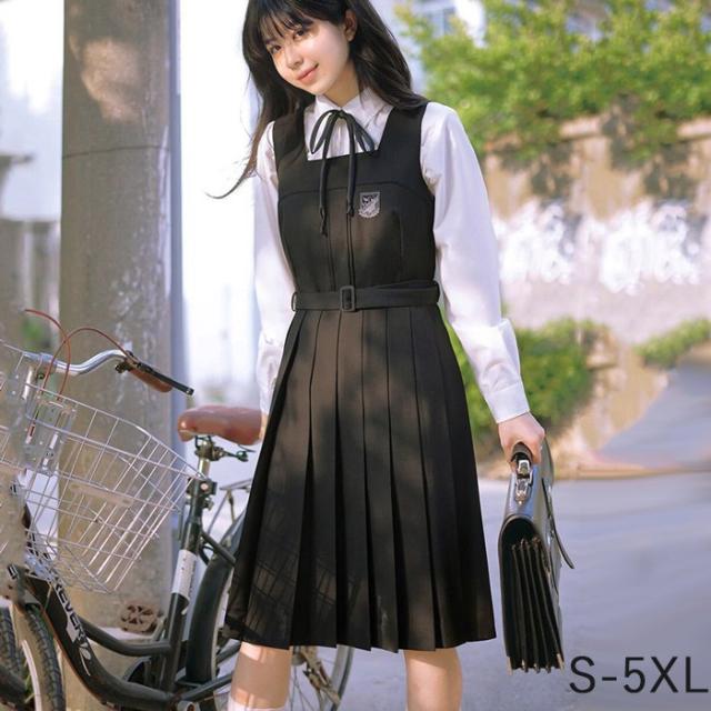卒業式 スーツ 女の子 小学生 韓国 卒業式 小学校 女の子 6年生 フォーマル スーツ ワンピース 卒服 女子 清楚 黒 制服 卒業式 小学校女子 フォーマルスーツ 中学生 高校生 入学式 お受験 面接 S M L XL 2XL 3XL 4XL 5XL