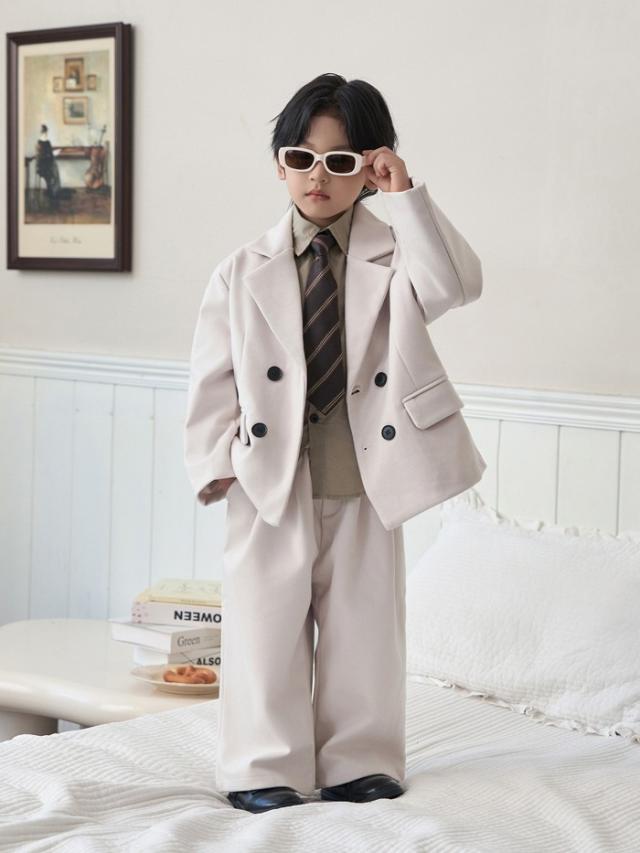 フォーマル スーツ 男の子 キッズ スーツ 入学式 子供スーツ 発表会 入園式 こども 子供服 小学校 フォーマルスーツ キッズスーツ 七五三 ベビースーツ 結婚式 卒園式 卒業式 小学生 保育園 冠婚葬祭 ブラウン ブラック ベージュ 90-160 ma017zbzbx7_2