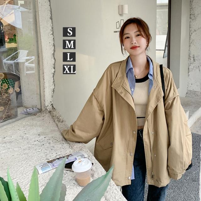 アウター レディース マウンテンパーカー uvカット パーカー 撥水 コート モッズコート アウター ブルゾン 軽量 大きいサイズ 春 秋 冬 ミリタリーコート ジャケット カジュアル ジャンパー ジップアップ トップス 長袖 ステンカラーコート 通勤 ブラウン S M L XL