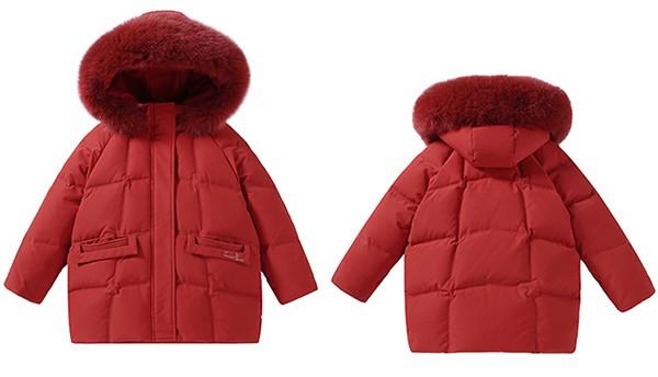 ダウンコート 子供服 女の子 90％ダウン ダウンジャケット キッズ 防寒 ジャケット 子供 服 女の子 フェイクファー フード付き 通学 キッズ服 防寒 秋冬 ジュニア アウター 冬 通園 アウトドア 防水 韓国子供服_11