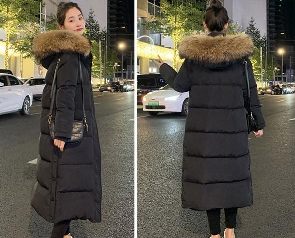 ダウンコート レディース ロング 90％ダウン 大きいサイズ 超ロング