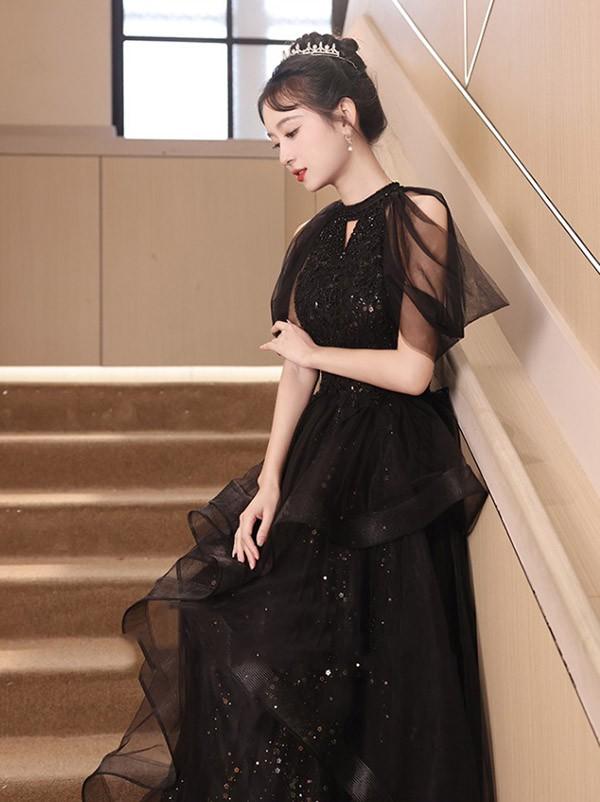 ドレス 大人 ピアノ 発表会 ロング丈 ぽっちゃり 大きいサイズ イブニングドレス 演奏会 ピアノ発表会 袖付き ワンピース Aライン ステージドレス 二次会 女子会 成人式 パーティードレス 大人可愛い bg057zezel9_6