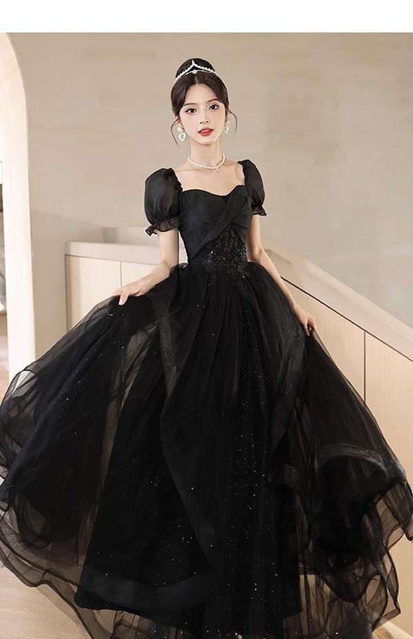 ドレス 大人 ピアノ 発表会 ロング丈 ぽっちゃり 大きいサイズ イブニングドレス 演奏会 ピアノ発表会 袖付き ワンピース Aライン ステージドレス 二次会 女子会 成人式 パーティードレス 大人可愛い bg058zezel9_4