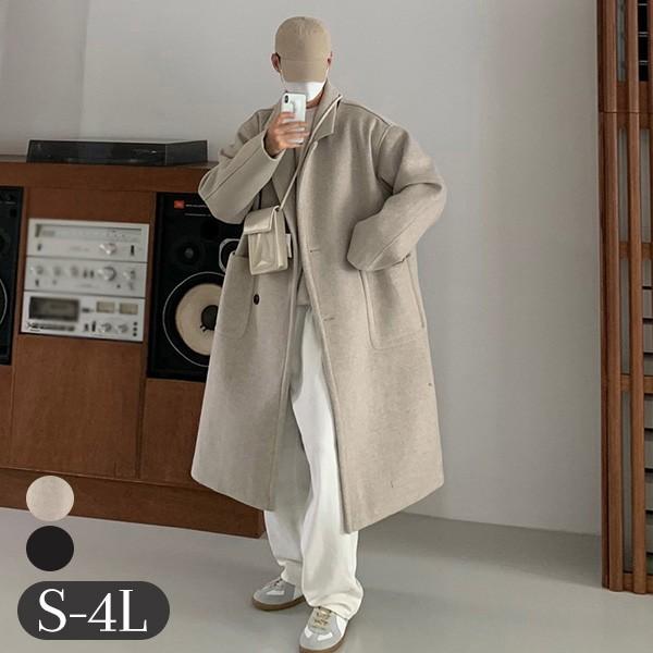 チェスターコート ジャケット ロング丈コート ビジネス フォーマル メンズ アウター 男性 秋冬コート メンズコート 手厚い 大きいサイズ 冬服 ブラック 無地 20代 30代 40代 bg081zezel9