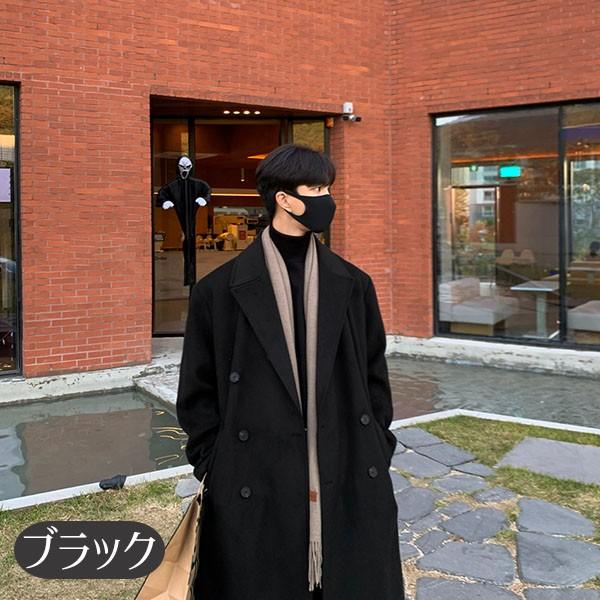 チェスターコート ジャケット ロング丈コート ビジネス フォーマル メンズ アウター 男性 秋冬コート メンズコート 手厚い 大きいサイズ 冬服 ブラック 無地 20代 30代 40代 bg083zezel9_4