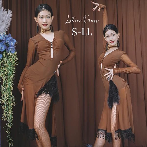 ラテン 衣装 ラテンドレス 社交ダンス衣装 ダンスウエア 豪華なドレス チャチャ サンバ スリム ステージ衣装 レディース ドレス ラテンダンス  舞踏会 演出用 出演 ドレス ワンピース ラテンダンス チャチャチャ bg119zezel9