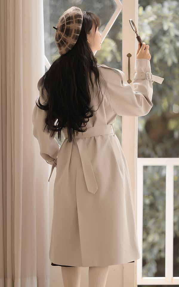 送料無料】トレンチコート レディース アウター コート 小柄 小さい