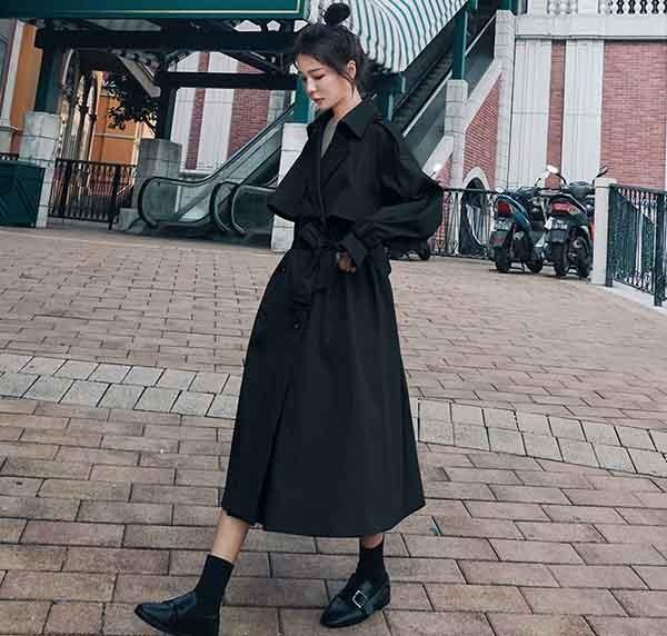 送料無料】トレンチコート レディース アウター コート 小柄 小さい