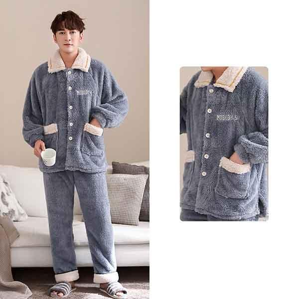 送料無料】ペアパジャマ 冬 もこもこ 大きいサイズ ペア 部屋着