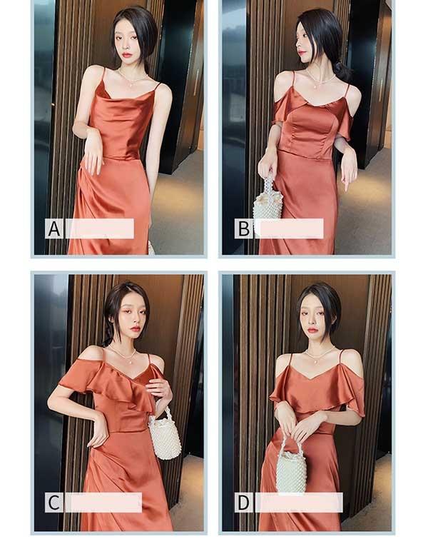 送料無料】ブライズメイド ドレス ロング丈 ロングドレス 袖付き 袖