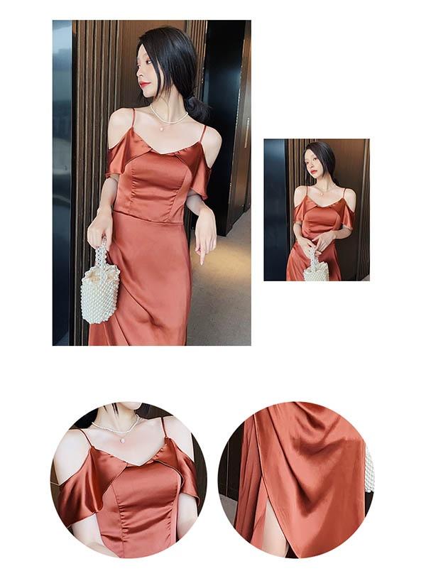 送料無料】ブライズメイド ドレス ロング丈 ロングドレス 袖付き 袖