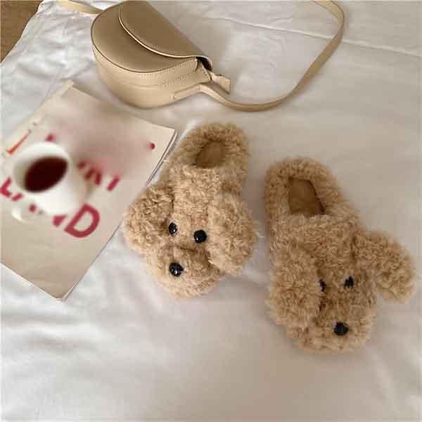 犬柄 秋冬 スリッパシューズ ふわふわ おしゃれ コンフォート フェイクファー かわいい プレゼント プレゼント ギフト クリスマスの通販はau Pay マーケット Glory Park