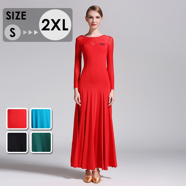 ワンピース 社交ダンス モダンドレス 人気社交ダンスドレス ロングドレス ワルツ 社交ダンス 衣装 背中で魅せる 大きい裾 ダンスウェア レディース 大きいサイズ 社交ダンス 服 インターナショナルダンス ステージ衣装 モダン衣装 競技着 発表会 豪華 ラテンドレス