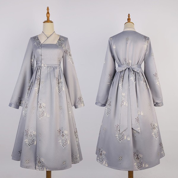 ロリータ ワンピース 長袖 レース リボン付き フリル 重ね着風 姫系 可愛い 上品 清楚 レディース 衣装 発表会 お呼ばれ デート 撮影会 コスプレ 推し活 イベント 衣装 春 秋_10