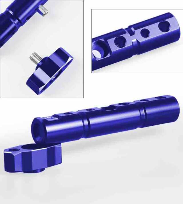 汎用 バイクハンドル クランプバー （ ブルー ） 8mm の通販はau PAY マーケット - マインド・ワン | au PAY  マーケット－通販サイト