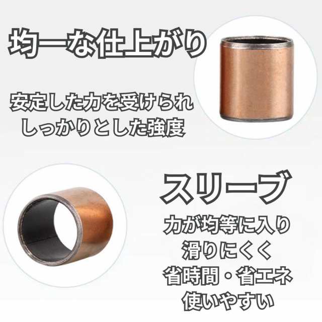 スリーブベアリング 外径10mm 内径8mm 長さ15mm 銅 無給油 ブッシュ 20