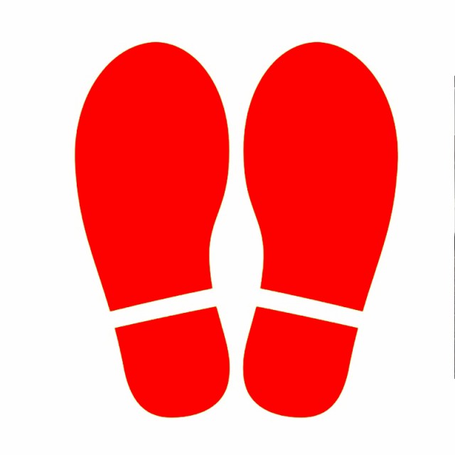 店舗 用 立ち位置 あしあと シール 赤 黒 2色 10ペア 靴置き 表示にも ソーシャル ディスタンス マーク 安全 対mri F31 1 2日発送 の通販はau Pay マーケット マインド ワン