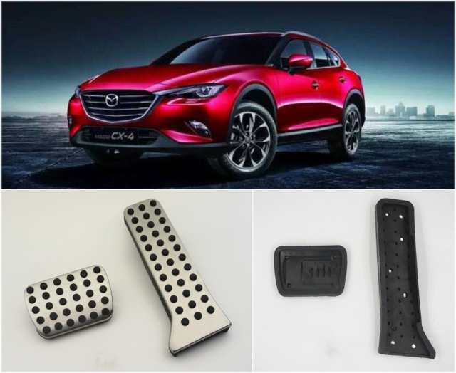 ペダル カバー マツダ Mazda アクセラ アテンザ Cx 4 Cx 5 アルミ シルバー At用 お守り付skr B17 1 2日発送 の通販はau Pay マーケット マインドワン