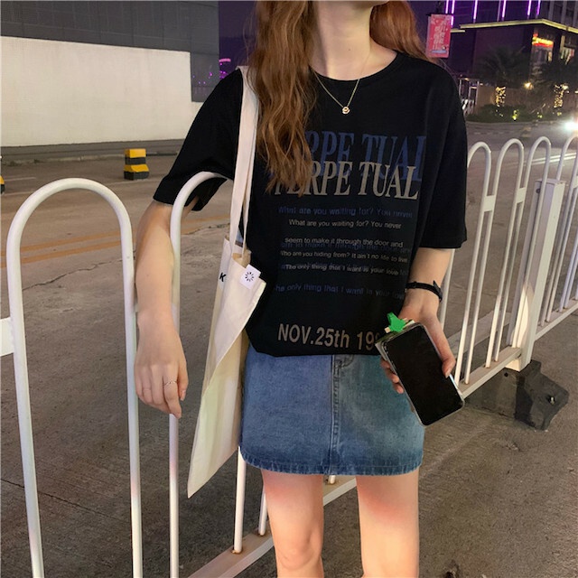 レディース トップス 夏 おすすめ 夏物 Tシャツ 半袖 ロゴ 英文字 バックプリント ゆったり ボーイズライク カジュアル 着回し デイリーの通販はau Pay マーケット ｈａｒｕ ｆｏｏ