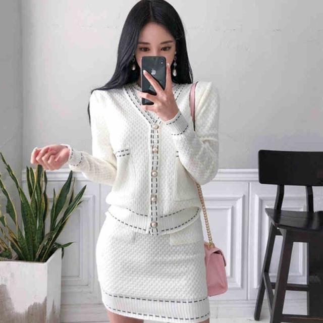 セットアップ レディース 秋 ２点セット ニット カーディガン ジャケット 長袖 ｖネック フロントボタン ニット ワンピース 半袖 ラウンの通販はau Pay マーケット ｈａｒｕ ｆｏｏ