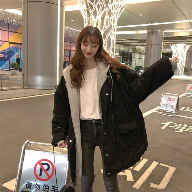 レディース アウター 冬 アウター レディース パーカー ジャケット 重ね着風 マウンテンパーカー シンプル カジュアル おしゃれ メンズの通販はau Pay マーケット ｈａｒｕ ｆｏｏ