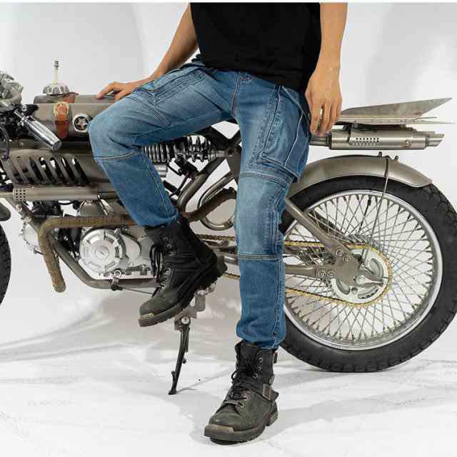 ライダーパンツ デニムパンツ メンズ 作業着 ストレッチ バイクパンツ バイク用 バイクウェア オールシーズン 膝パッド装備 保護 アウトの通販は ライダーパンツ デニムパンツ メンズ 作業着 ストレッチ バイクパンツ バイク用 バイクウェア オールシーズン 膝パッド装備 保護 アウトの通販は