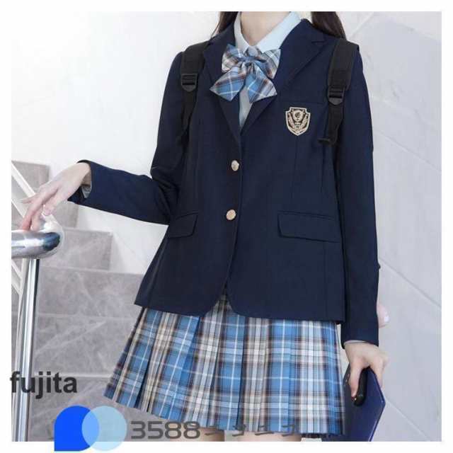 スクールブレザー 制服 ジャケット 学生 中学生 高校生 女子高生 レディース 無地 スクール ブレザー 卒業式 入学式 学生服 制服 黒 紺 春 秋の通販は