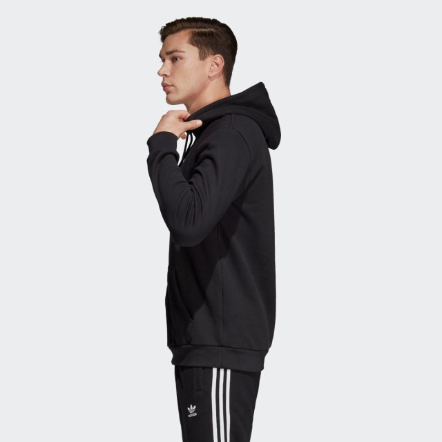 adidas trefoil zip up hoodie