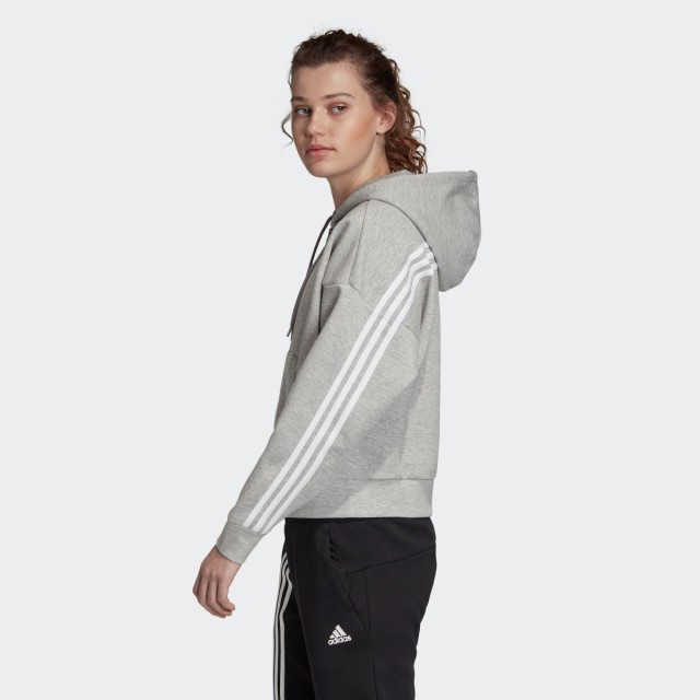 adidas hoodie side stripe