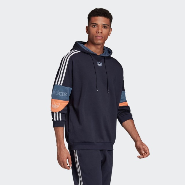 adidas team signature trefoil hoodie