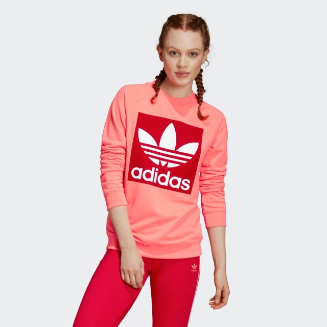 adidas sweatshirt trefoil crew