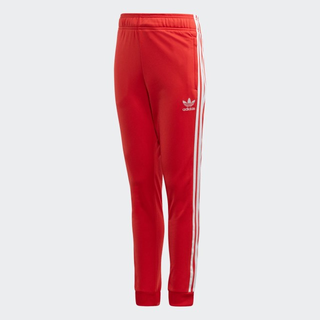 adidas red sst track pants