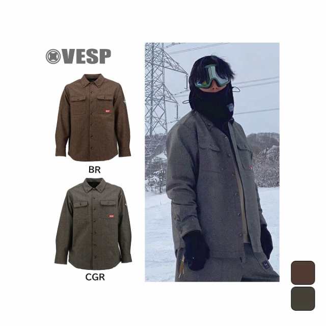 ベスプ VESP メンズ レディース スノーボードウェア ジャケット WOOL ...