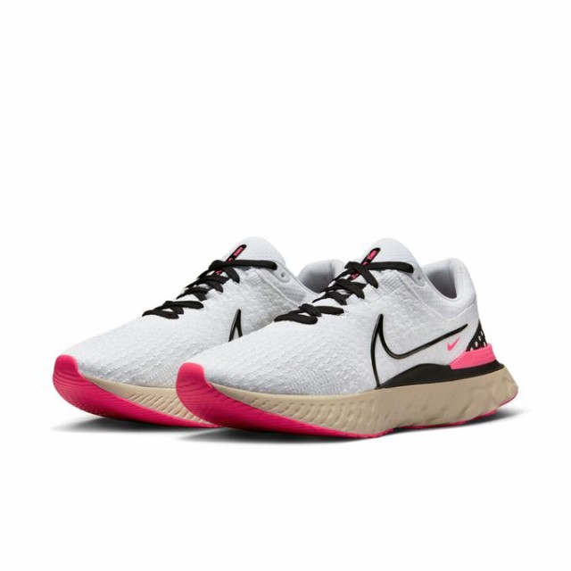 ナイキ NIKE メンズ ランニング ナイキ リアクト インフィニティ ラン フライニット 3 DH5392 101  ホワイト/ブラック/パールホワイト/ハ｜au PAY マーケット